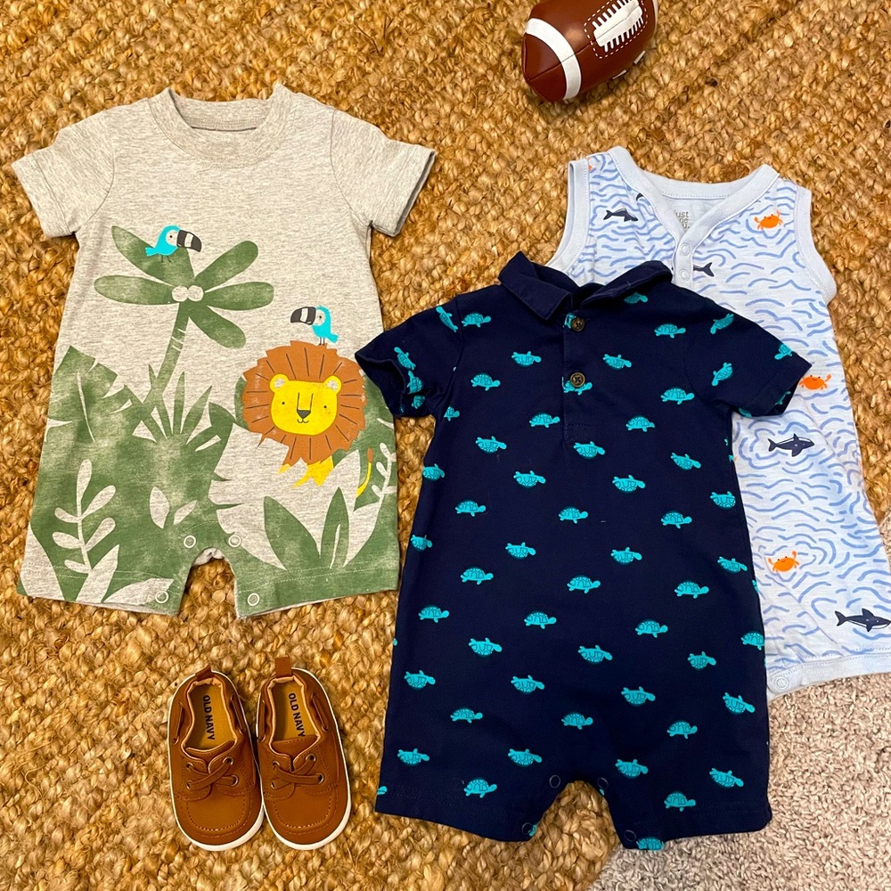 Just For You Carter’s (target) rompers and Old Navy Shoes